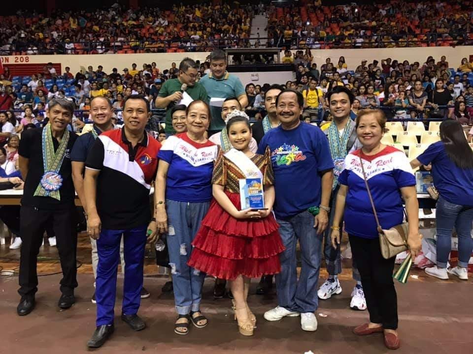 2nd HALL OF FAME Award for AICS BLUE STARS DRUM & LYRE CORPS Elementary Division received by the School Administration & Faculty together with Keira Del Rosario, Little Miss AICS 2019.